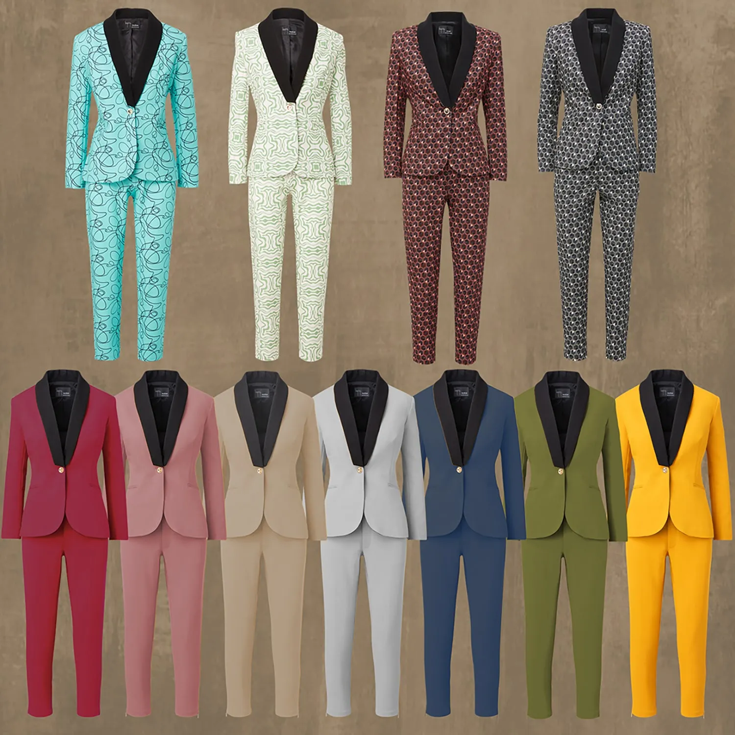 A Rebellious Leggings Suit Set - Mustard Gold
