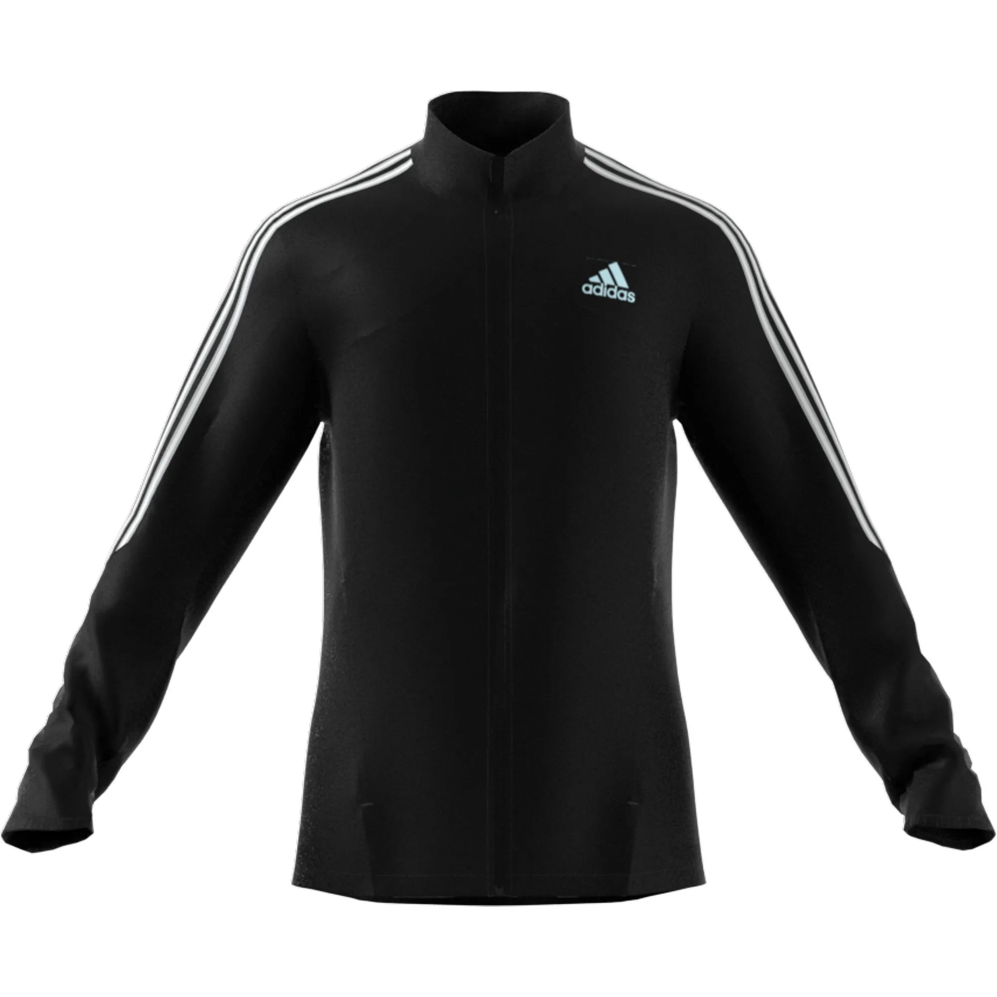Adidas Men&#x27;s Adidas Marathon Jacket 3 Stripe Black/White | Buy Adidas Men&#x27;s Adidas Marathon Jacket 3 Stripe Black/White here | Outnorth