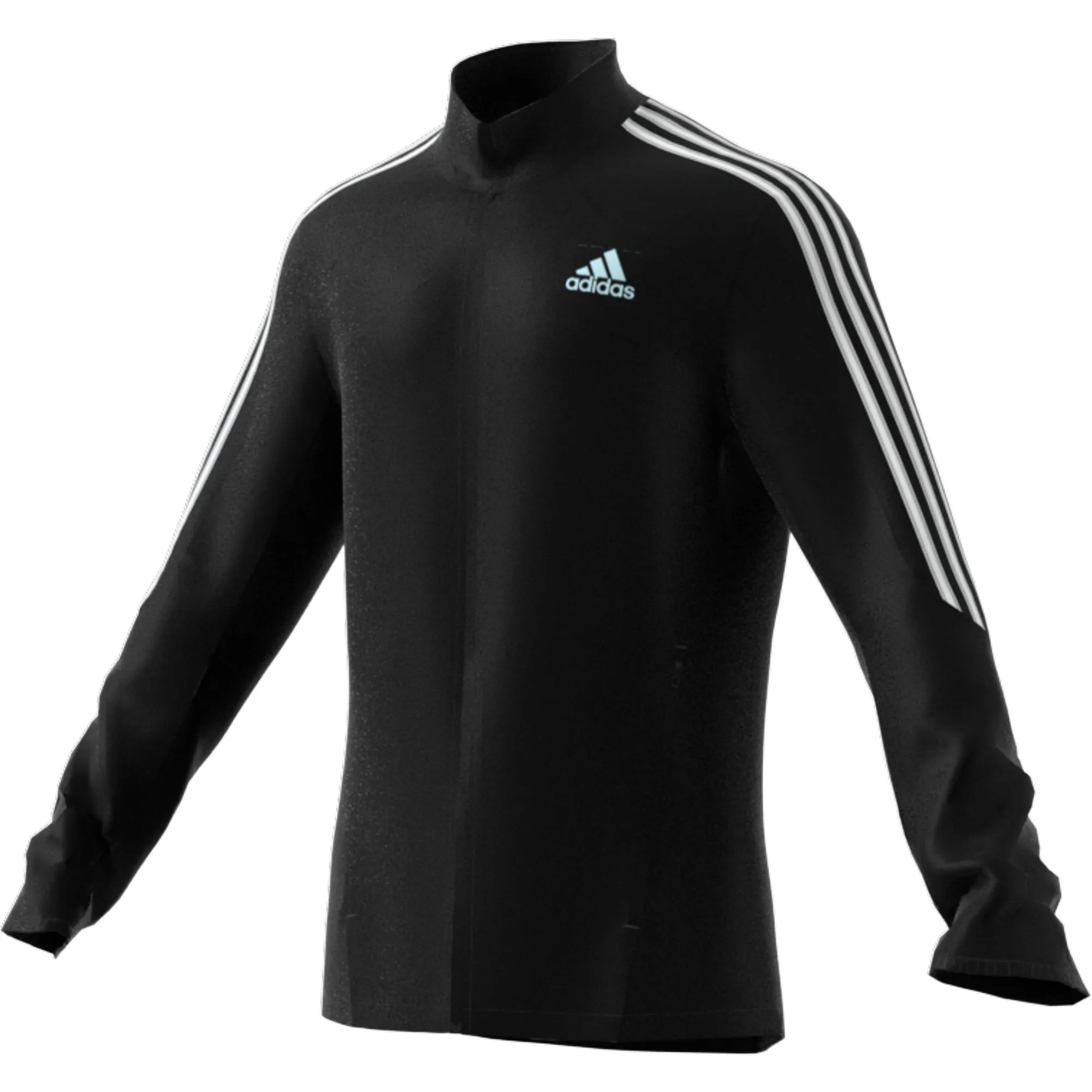 Adidas Men&#x27;s Adidas Marathon Jacket 3 Stripe Black/White | Buy Adidas Men&#x27;s Adidas Marathon Jacket 3 Stripe Black/White here | Outnorth