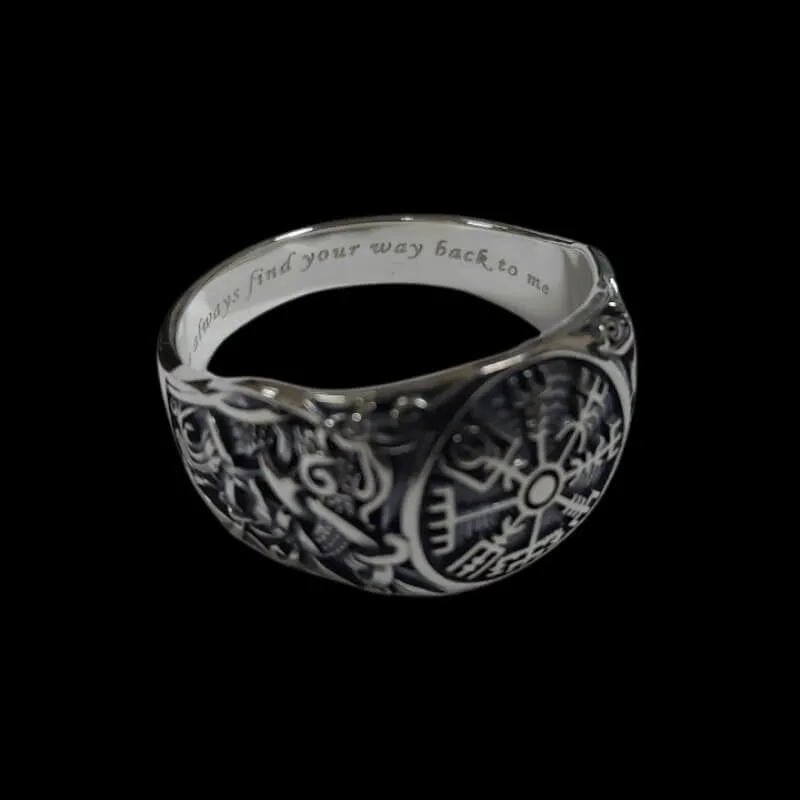 Anillo Fenrir hecho a mano Anillo de plata de ley