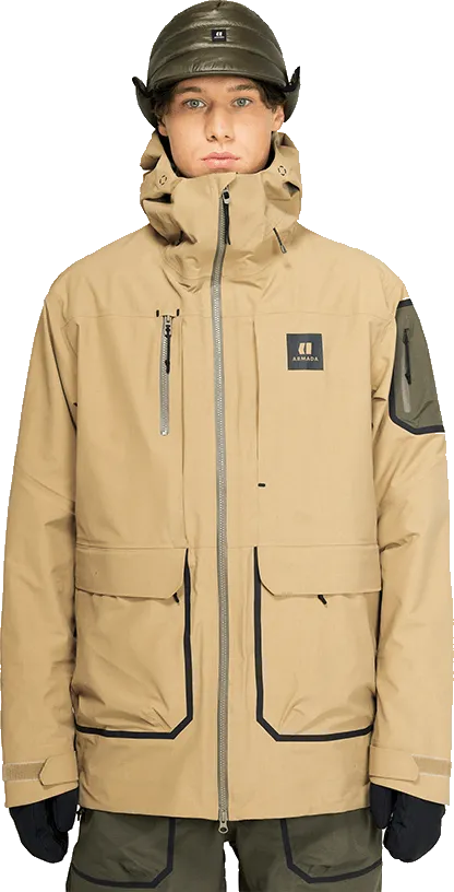 ARMADA Men&#x27;s Grands Jacket Khaki | Buy ARMADA Men&#x27;s Grands Jacket Khaki here | Outnorth
