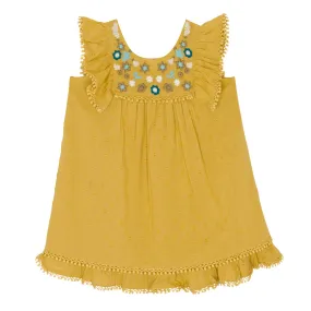 Arya Mini Dress In Mustard