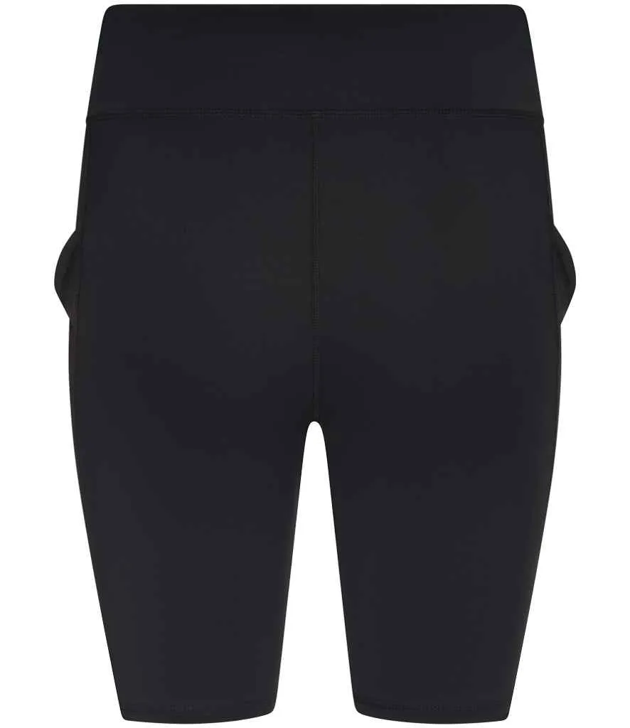 AWDis Cool Ladies Recycled Cool-Flex™ Tech Shorts | Jet Black