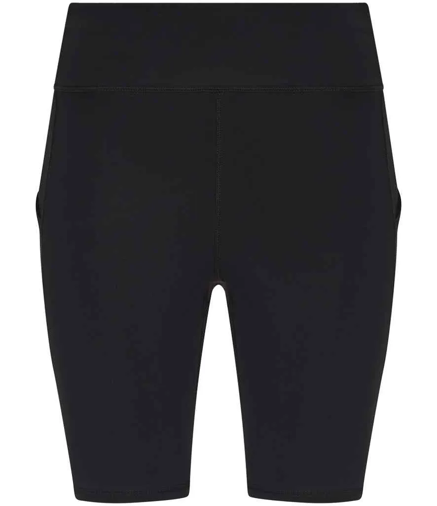 AWDis Cool Ladies Recycled Cool-Flex™ Tech Shorts | Jet Black