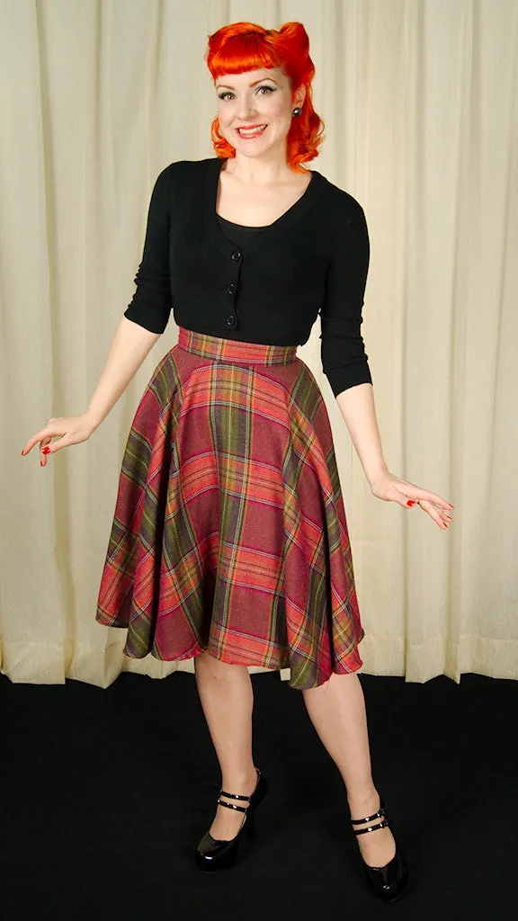 Black Pinup Cropped Cardigan