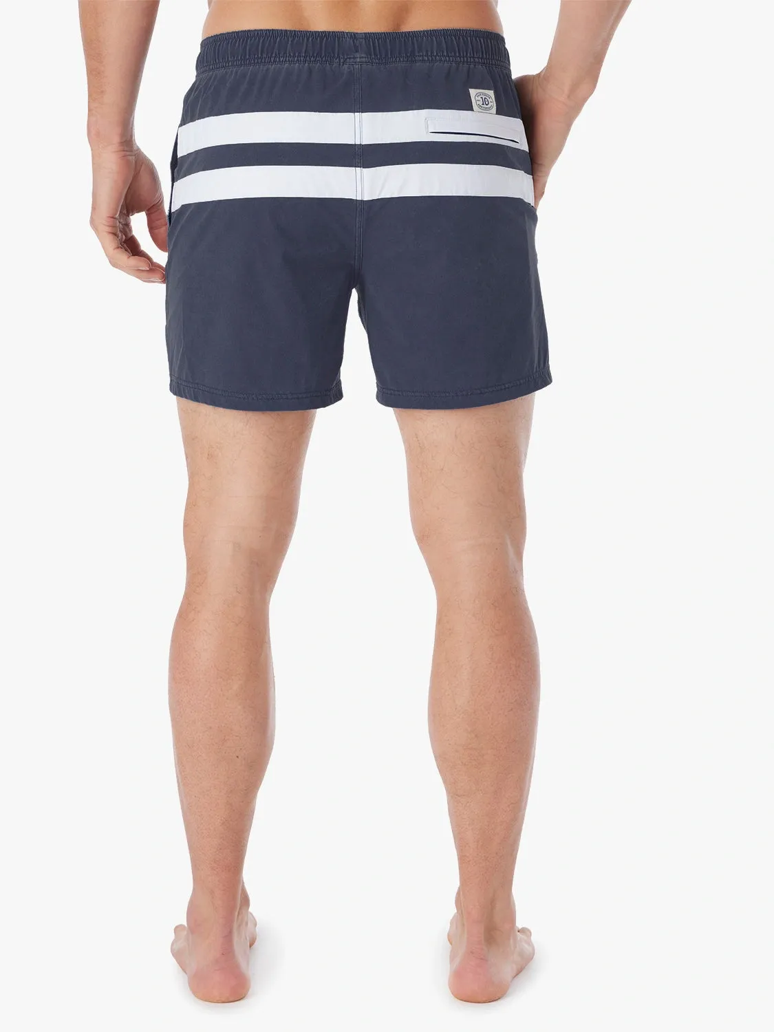Bungalow Trunk | Navy Nautical Stripe