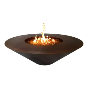 Cazo Copper Fire Pit Wide Ledge - 48"