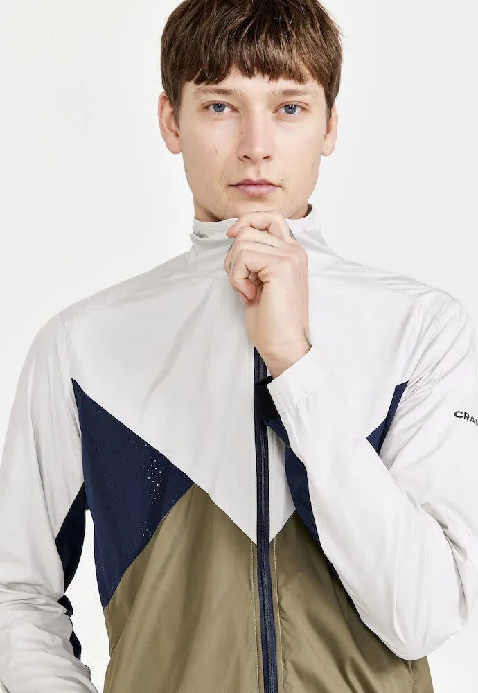 Craft Men&#x27;s Adv Essence Wind Jacket Ash-Rift | Buy Craft Men&#x27;s Adv Essence Wind Jacket Ash-Rift here | Outnorth