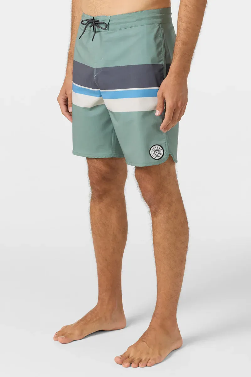 Cruzer Stripe Scallop Boardies