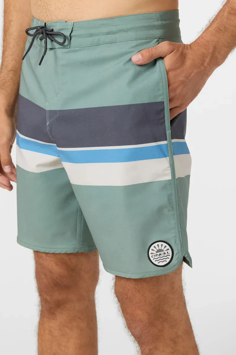 Cruzer Stripe Scallop Boardies