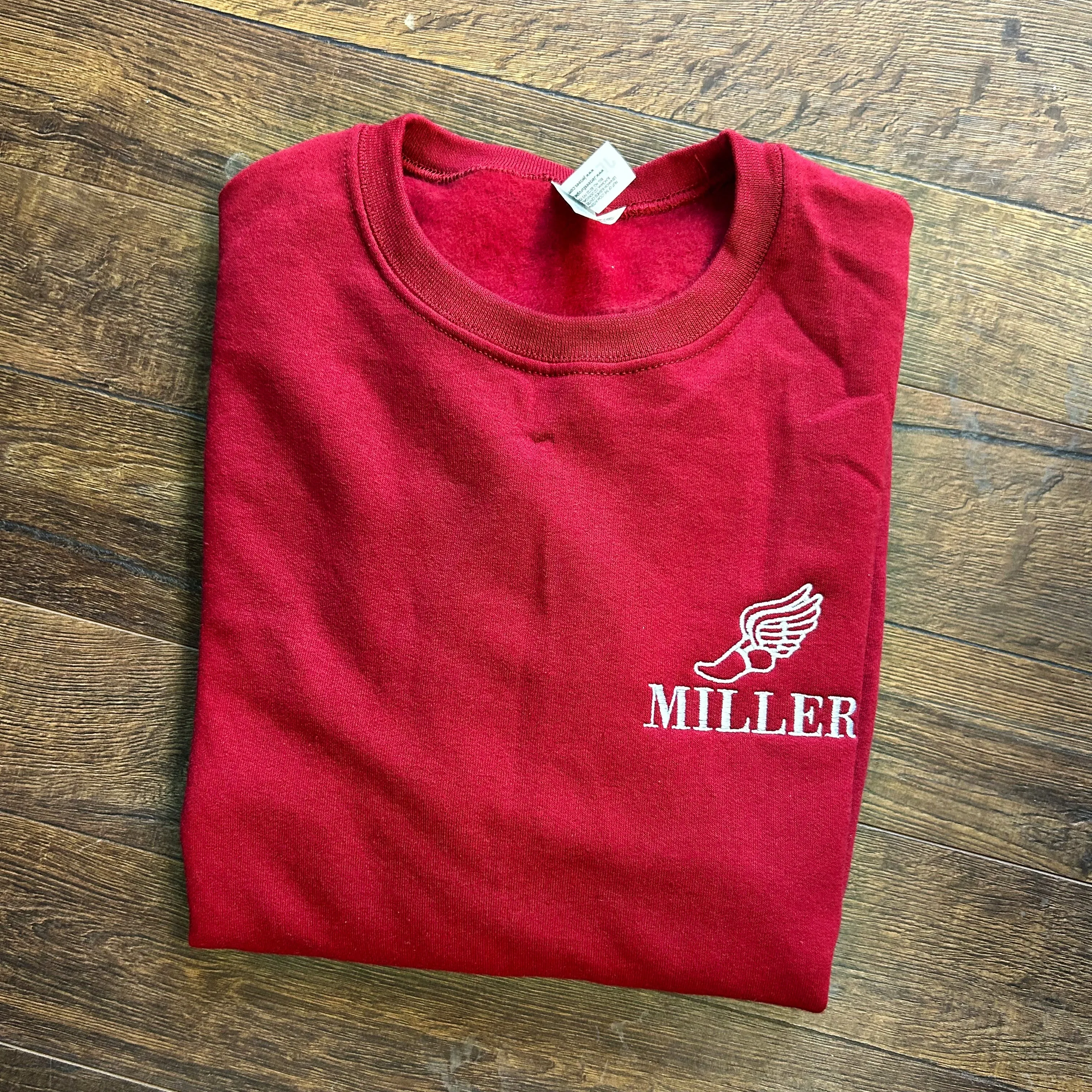 Custom Track and Field Crewneck Sweatshirt