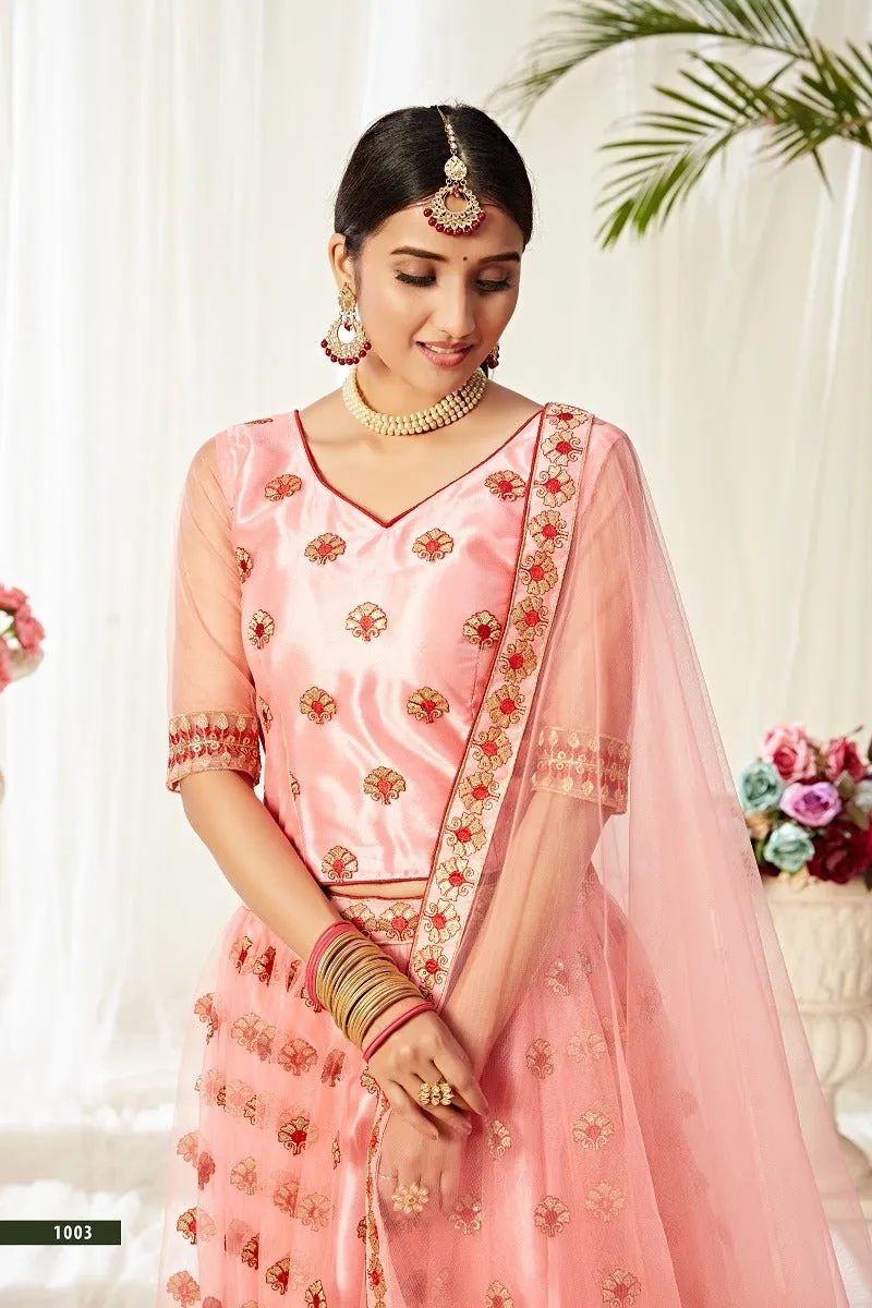 Designer Party Wear Look Heavy Lehenga Choli With Dupatta Agnilekha 1003