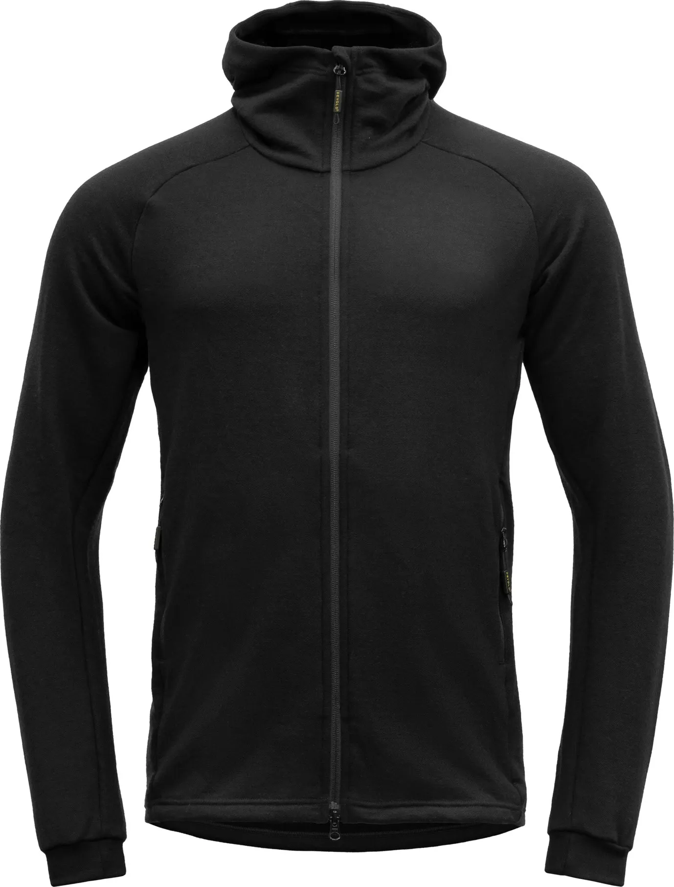 Devold Men&#x27;s Nibba Merino Jacket Hood Caviar | Buy Devold Men&#x27;s Nibba Merino Jacket Hood Caviar here | Outnorth