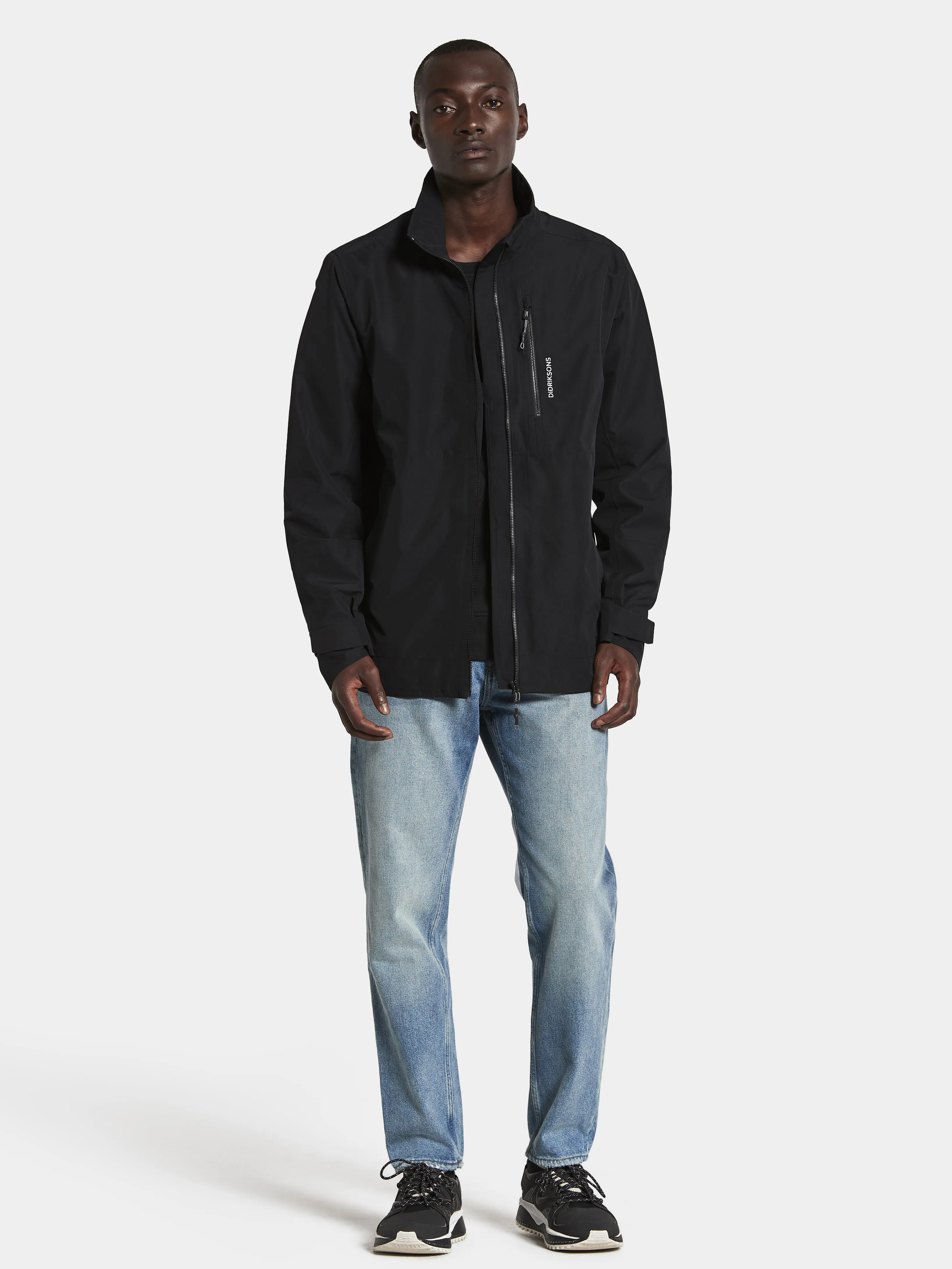 Didriksons Melker Men&#x27;s Jacket 2 Black | Buy Didriksons Melker Men&#x27;s Jacket 2 Black here | Outnorth