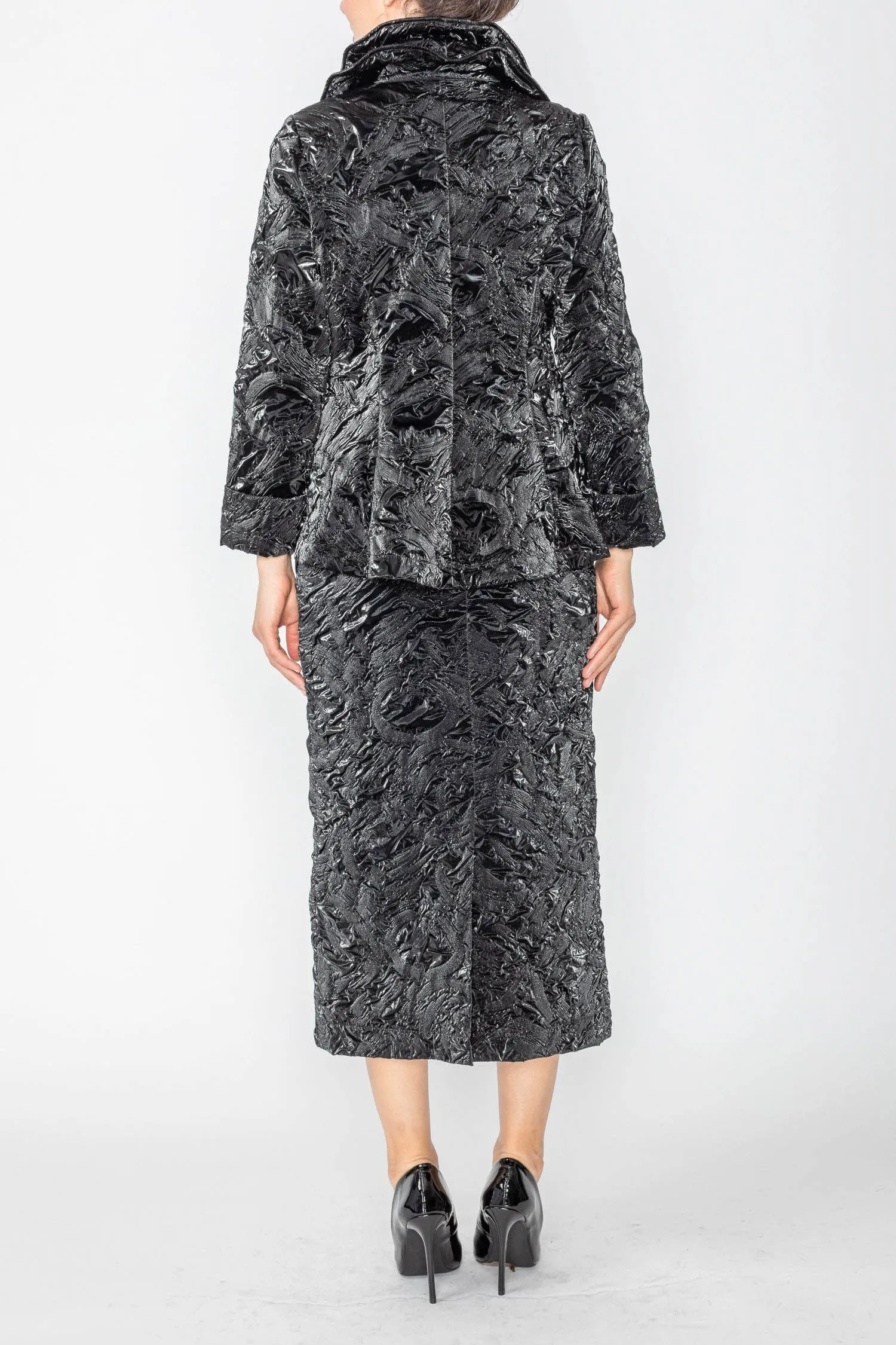 Double Layered Wire Collar Jacket