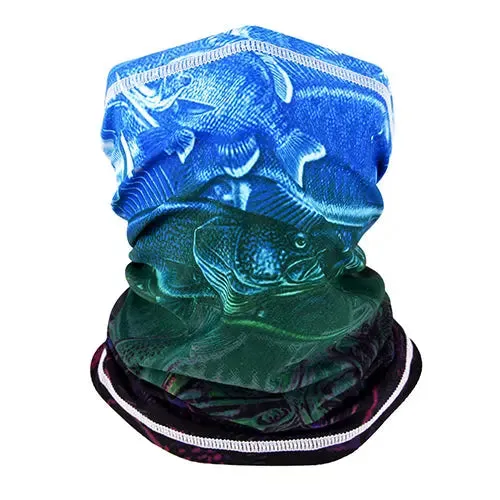 EXSki UV Neck Gaiter Mask, UPF 50 Bandana Face Mask Breathable Sun Face Cover Balaclava for Fishing Running