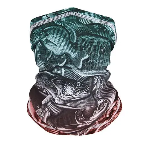 EXSki UV Neck Gaiter Mask, UPF 50 Bandana Face Mask Breathable Sun Face Cover Balaclava for Fishing Running