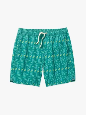 Fair Harbor Kids Anchor Swim Green Surfs Up