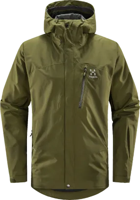 Haglöfs Men&#x27;s Astral Gore-Tex Jacket Olive Green | Buy Haglöfs Men&#x27;s Astral Gore-Tex Jacket Olive Green here | Outnorth