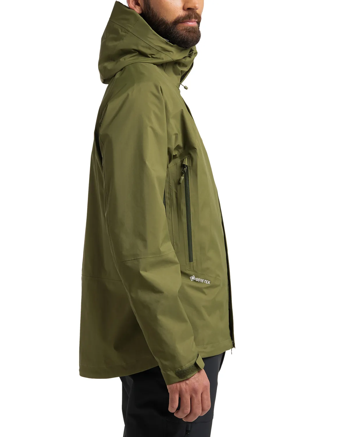 Haglöfs Men&#x27;s Astral Gore-Tex Jacket Olive Green | Buy Haglöfs Men&#x27;s Astral Gore-Tex Jacket Olive Green here | Outnorth