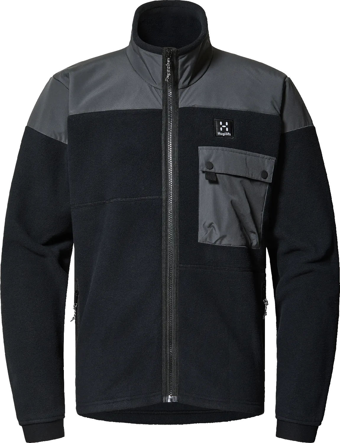 Haglöfs Men&#x27;s Avesta Hybrid Jacket True Black | Buy Haglöfs Men&#x27;s Avesta Hybrid Jacket True Black here | Outnorth