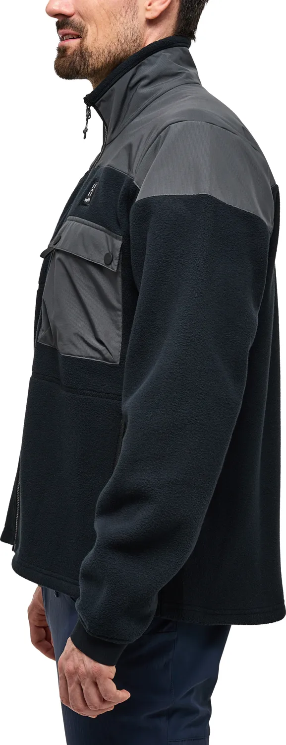 Haglöfs Men&#x27;s Avesta Hybrid Jacket True Black | Buy Haglöfs Men&#x27;s Avesta Hybrid Jacket True Black here | Outnorth