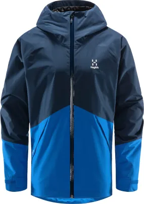 Haglöfs Men&#x27;s Skuta Jacket Tarn Blue/Storm Blue | Buy Haglöfs Men&#x27;s Skuta Jacket Tarn Blue/Storm Blue here | Outnorth
