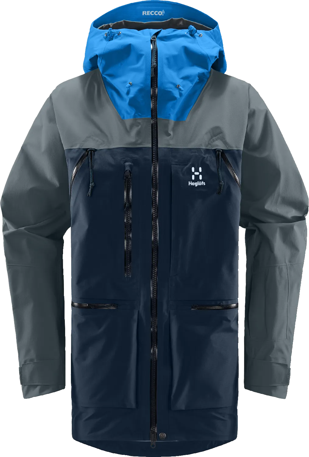 Haglöfs Men&#x27;s Vassi Gore-Tex Pro Jacket Tarn Blue/Steel Blue | Buy Haglöfs Men&#x27;s Vassi Gore-Tex Pro Jacket Tarn Blue/Steel Blue here | Outnorth