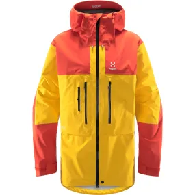 Haglöfs Roc Nordic Gore-Tex Pro Jacket Men&#x27;s Pumpkin Yellow/Habanero | Buy Haglöfs Roc Nordic Gore-Tex Pro Jacket Men&#x27;s Pumpkin Yellow/Habanero here | Outnorth