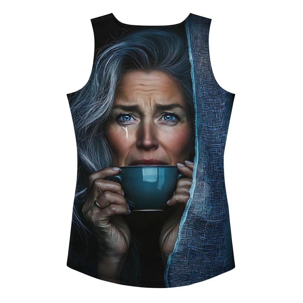 Happiness Masked Sublimation Cut & Sew Tank Top