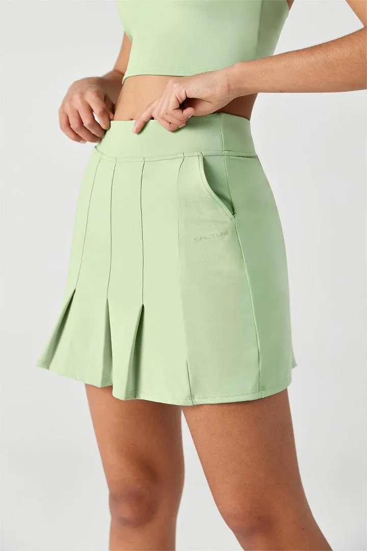 HiTense™ High-Rise Pleated Mini Skirt