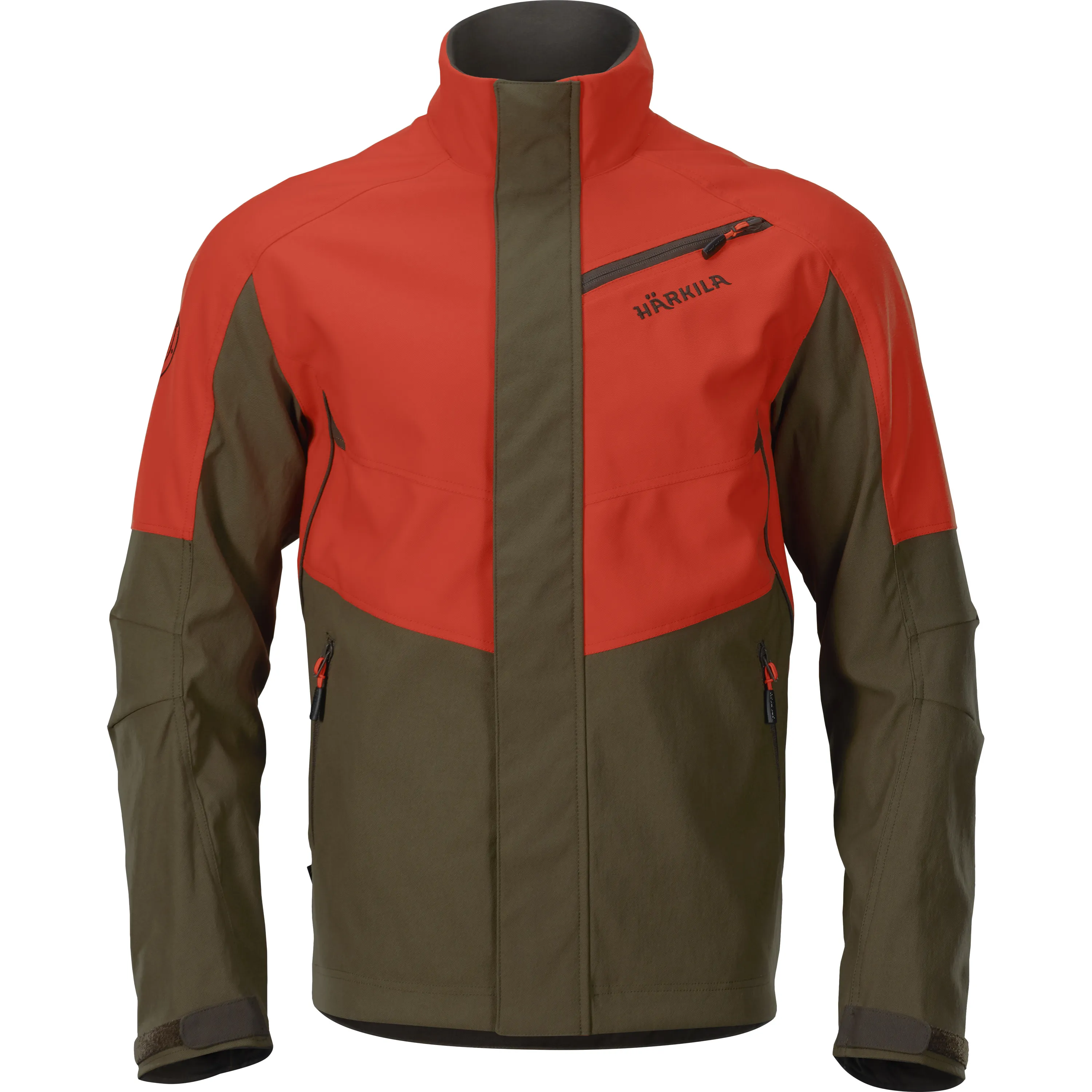 Härkila Men&#x27;s Wildboar Pro Jacket Wildboar Orange/Willow Green | Buy Härkila Men&#x27;s Wildboar Pro Jacket Wildboar Orange/Willow Green here | Outnorth