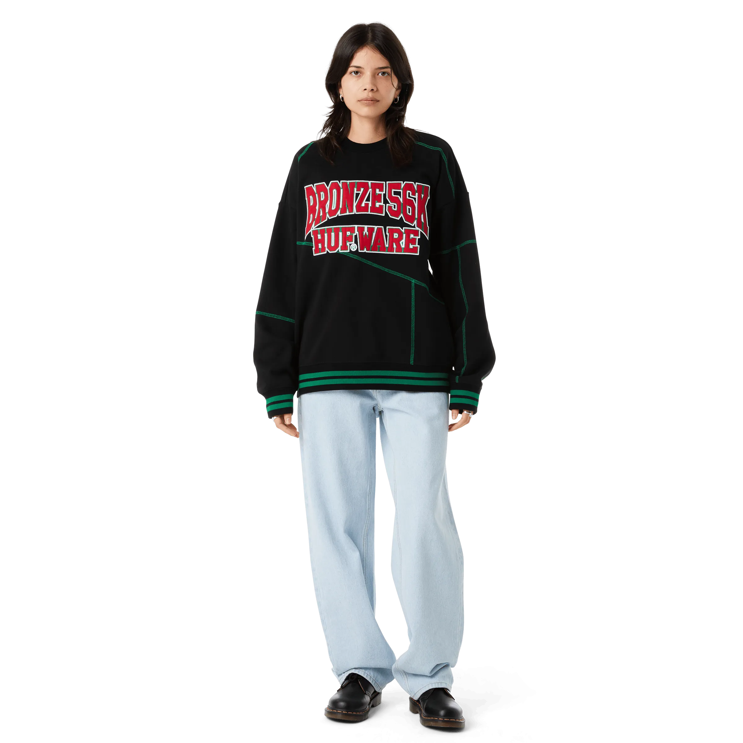 HUF x Bronze56K Hufware Crewneck Sweatshirt