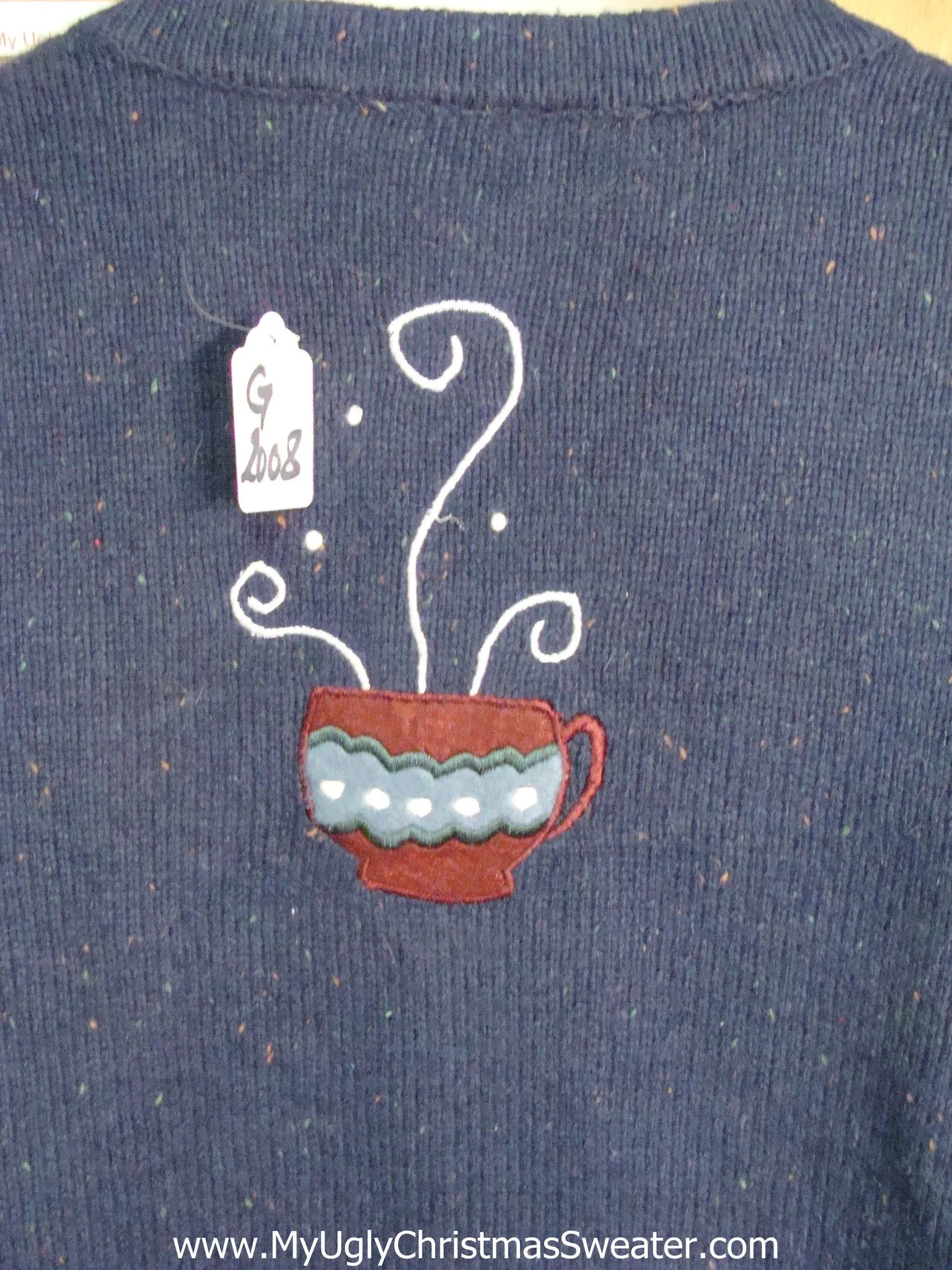 Ice Skates and Cocoa Light Up Ugly Xmas Sweater