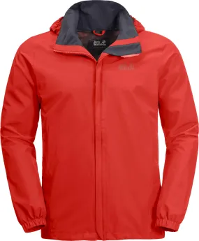Jack Wolfskin Men&#x27;s Stormy Point Jacket (2021) Lava Red | Buy Jack Wolfskin Men&#x27;s Stormy Point Jacket (2021) Lava Red here | Outnorth