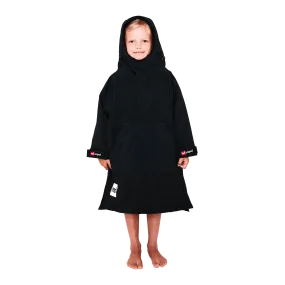 Kids Dry Poncho - Black