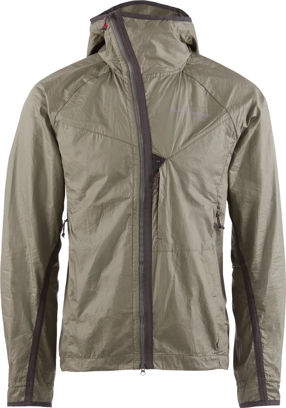Klättermusen Men&#x27;s Ansur Hooded Wind Jacket Dusty Green | Buy Klättermusen Men&#x27;s Ansur Hooded Wind Jacket Dusty Green here | Outnorth