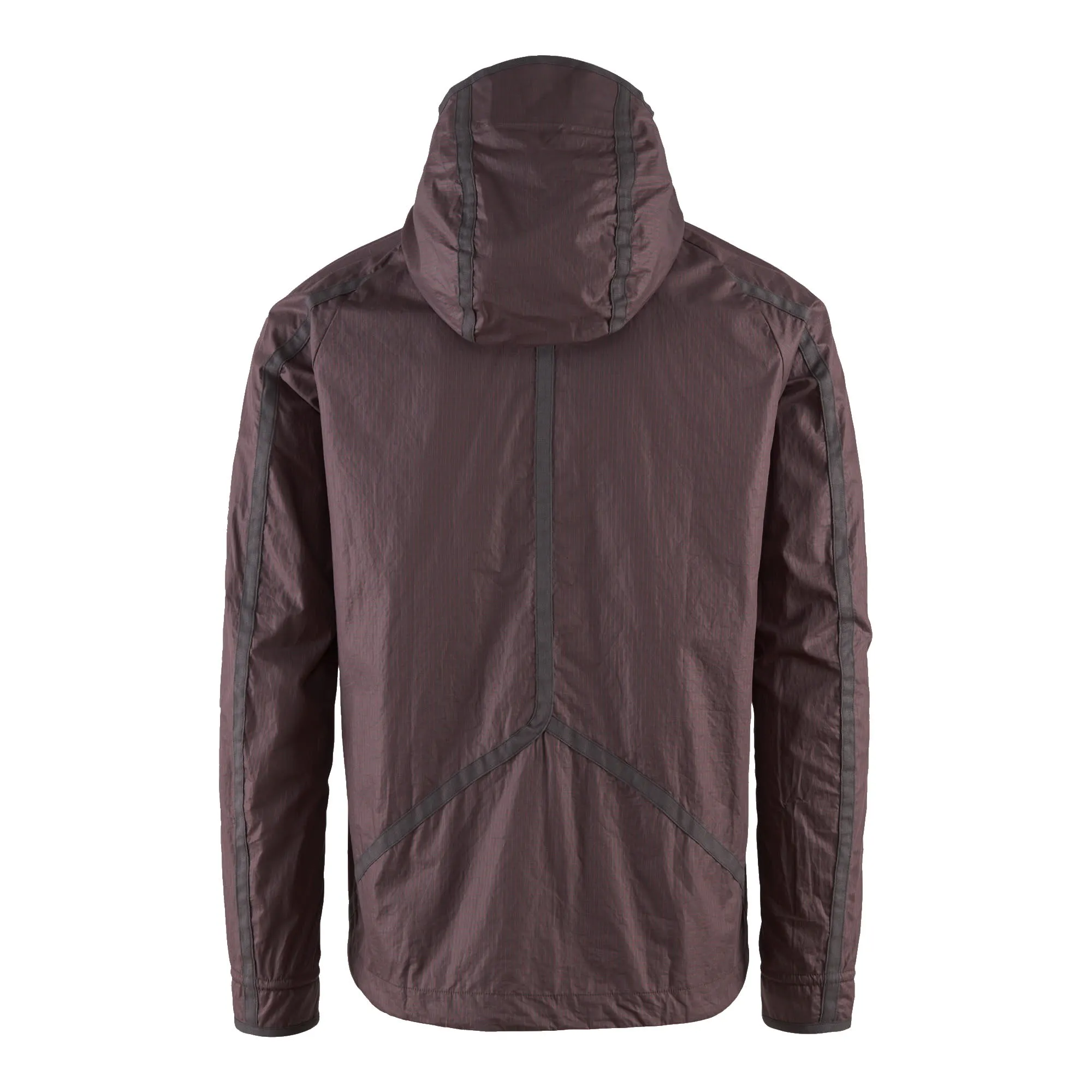 Klättermusen Men&#x27;s Ansur Hooded Wind Jacket Raven Burnt | Buy Klättermusen Men&#x27;s Ansur Hooded Wind Jacket Raven Burnt here | Outnorth