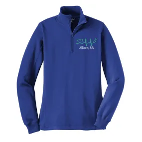 Ladies 1/4-Zip Nurse Sweatshirt