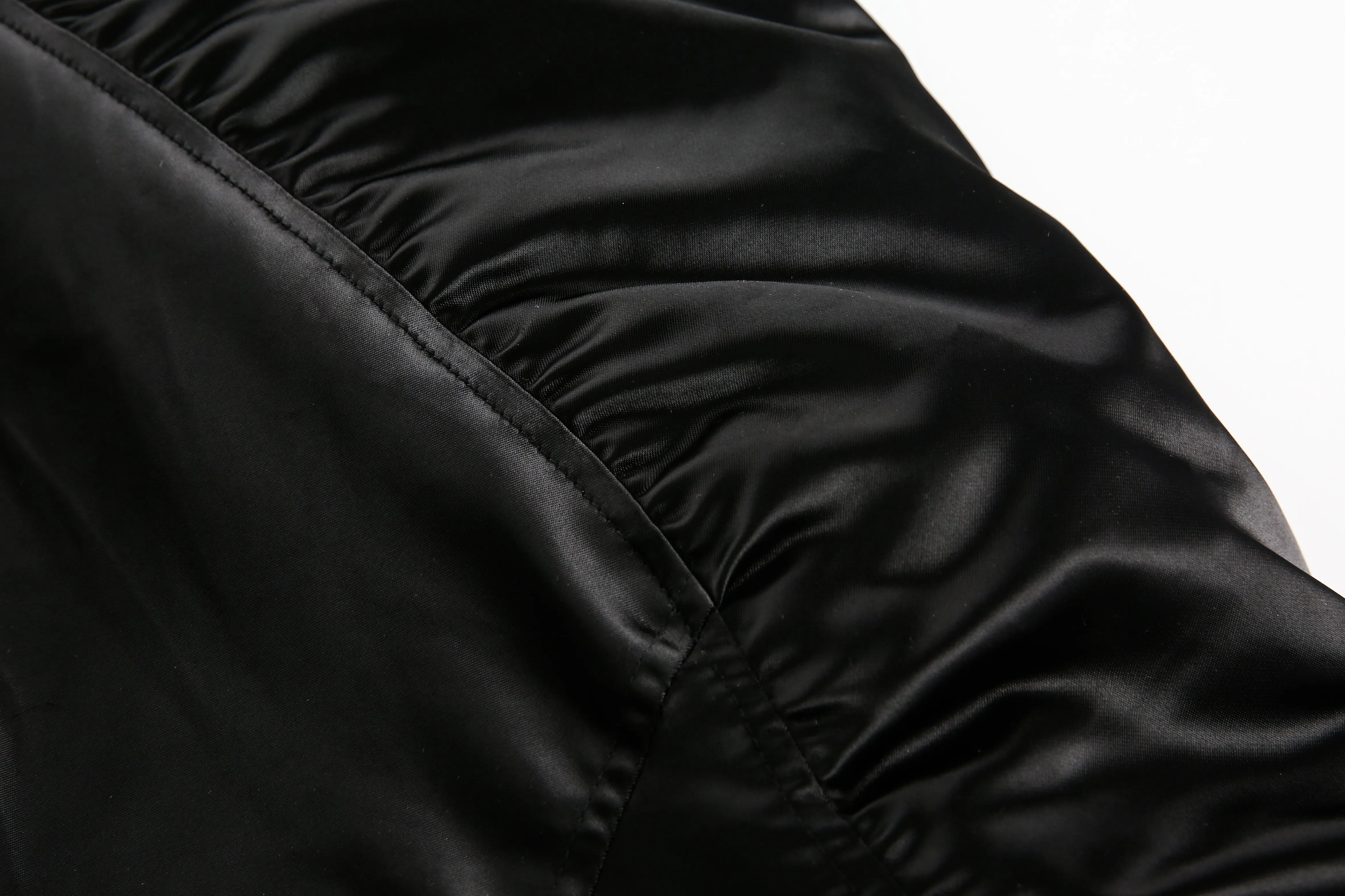 Layered Look Bomber Jacket