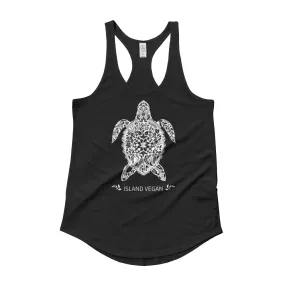 Loud Vegan Island Turtle Shirttail Tank Top