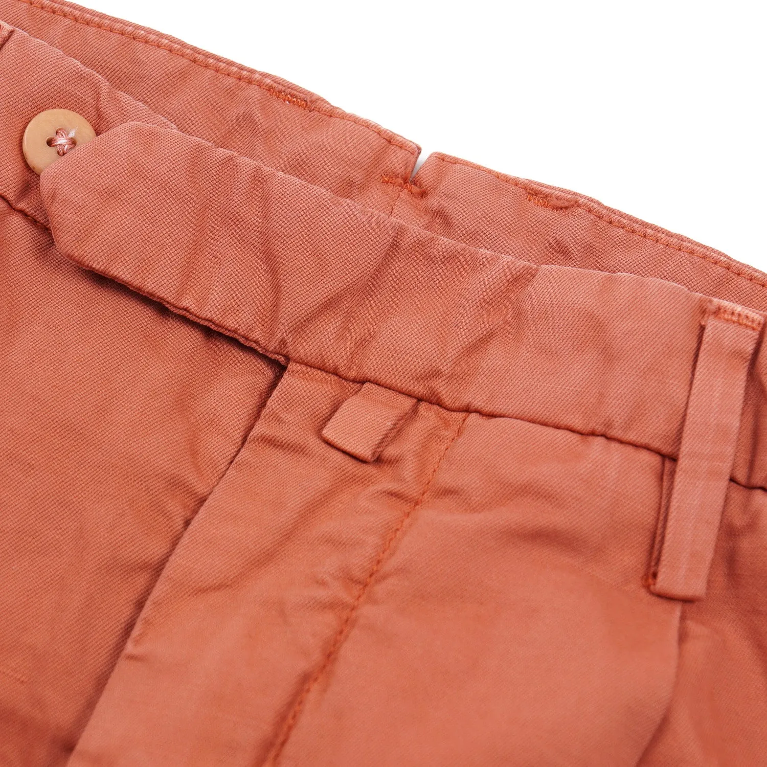 Luigi Borrelli Slim-Fit Cotton-Linen Pants
