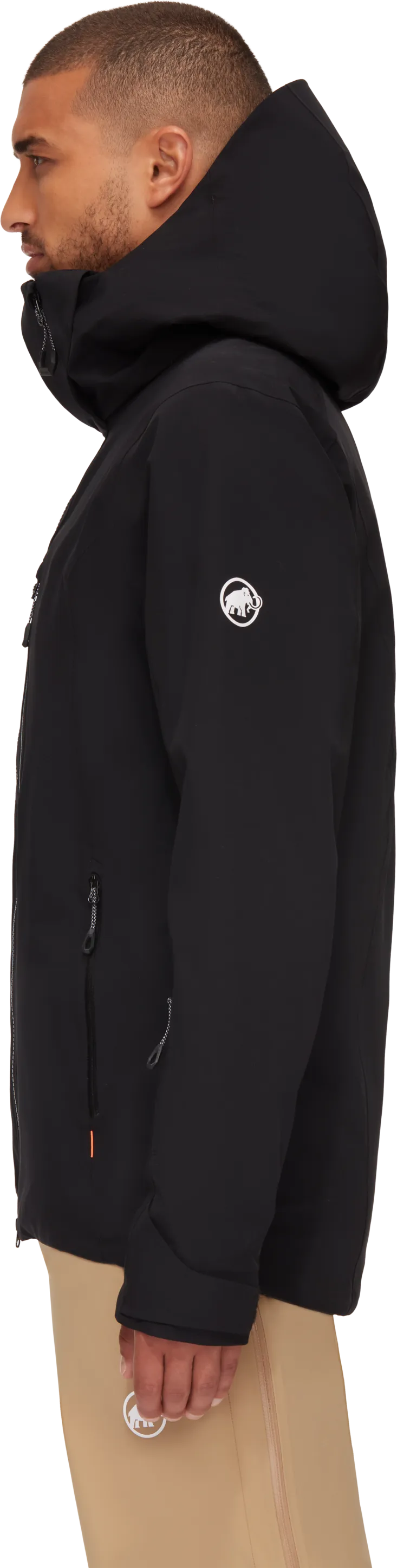 Mammut Men&#x27;s Stoney HS Thermo Jacket Black/White | Buy Mammut Men&#x27;s Stoney HS Thermo Jacket Black/White here | Outnorth