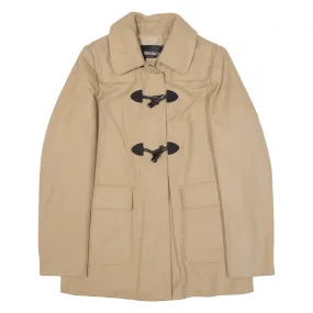 MAX&CO Womens Duffle Coat Beige Knit Wool UK 12