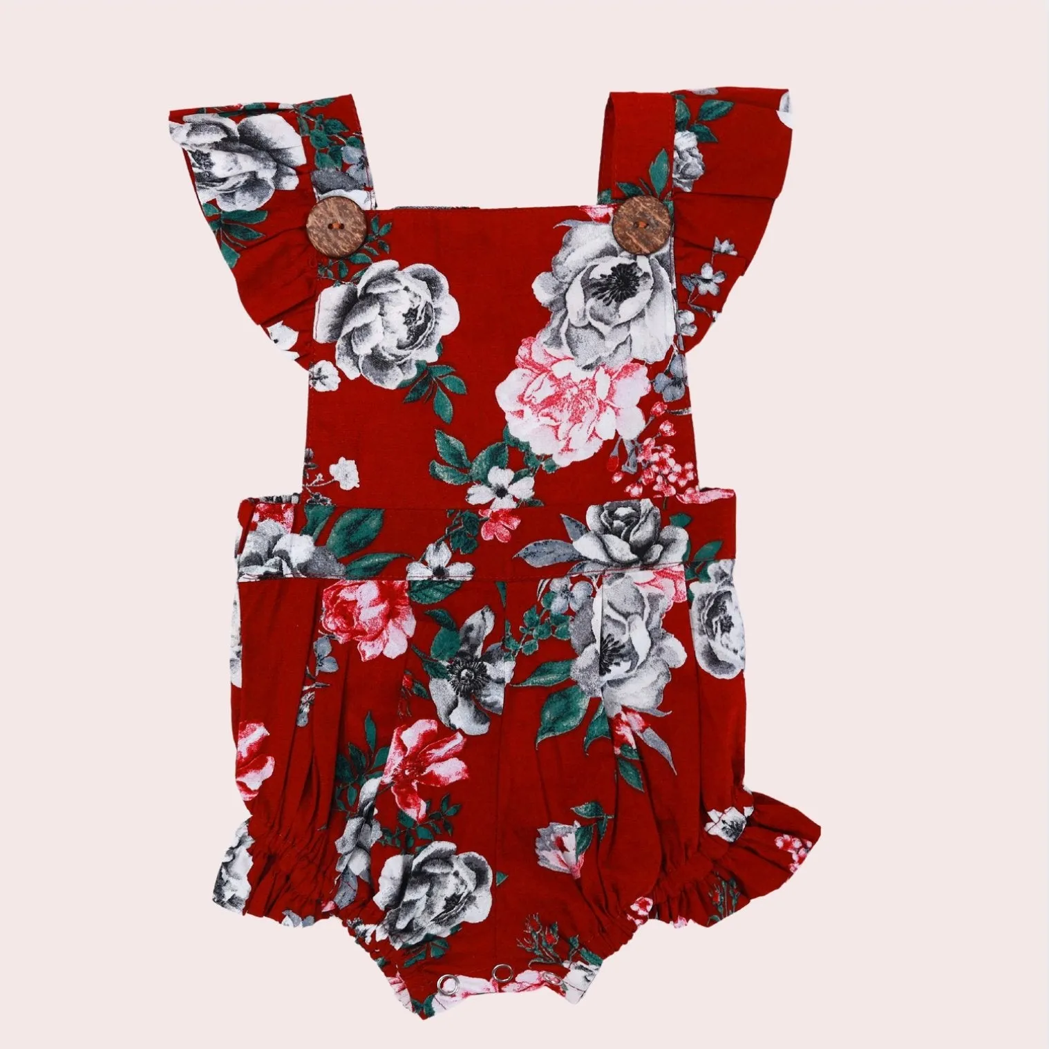 MELODY BUTTON ROMPER