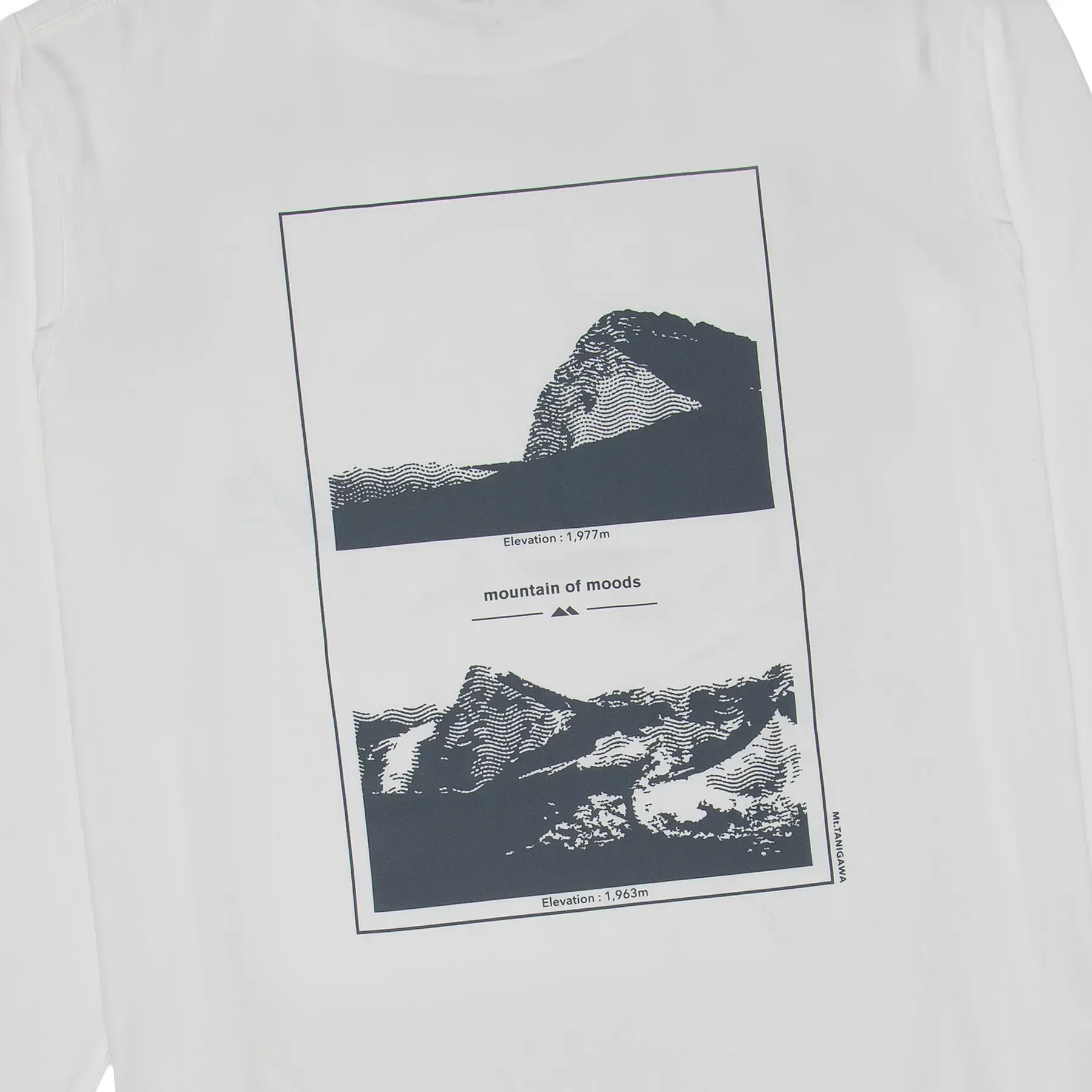 Mountain of Moods Mt. Tanigawa L/S T-Shirt - Off White