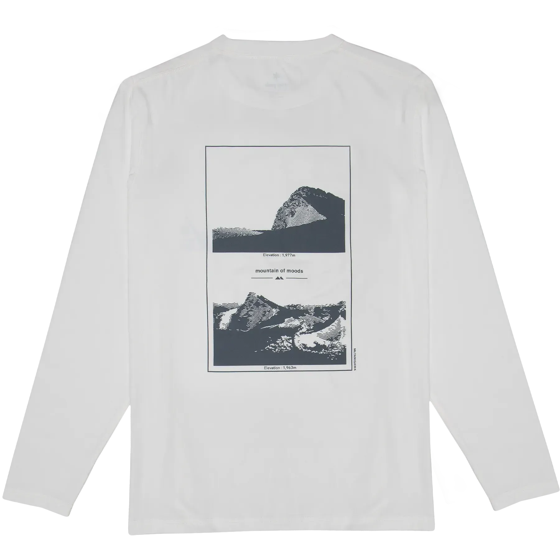 Mountain of Moods Mt. Tanigawa L/S T-Shirt - Off White