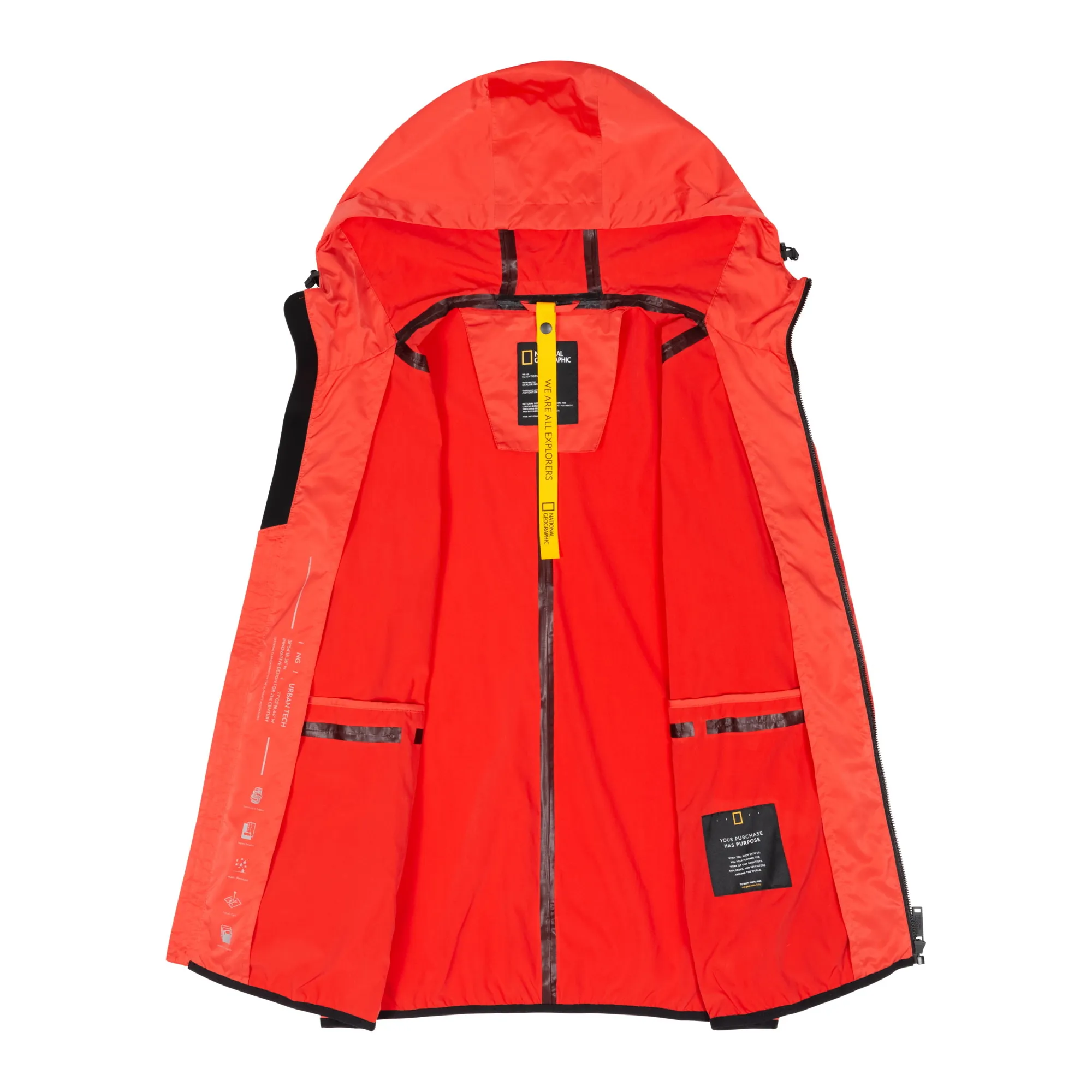 National Geographic Men&#x27;s Jacket Super Light   Poppy Red | Buy National Geographic Men&#x27;s Jacket Super Light   Poppy Red here | Outnorth