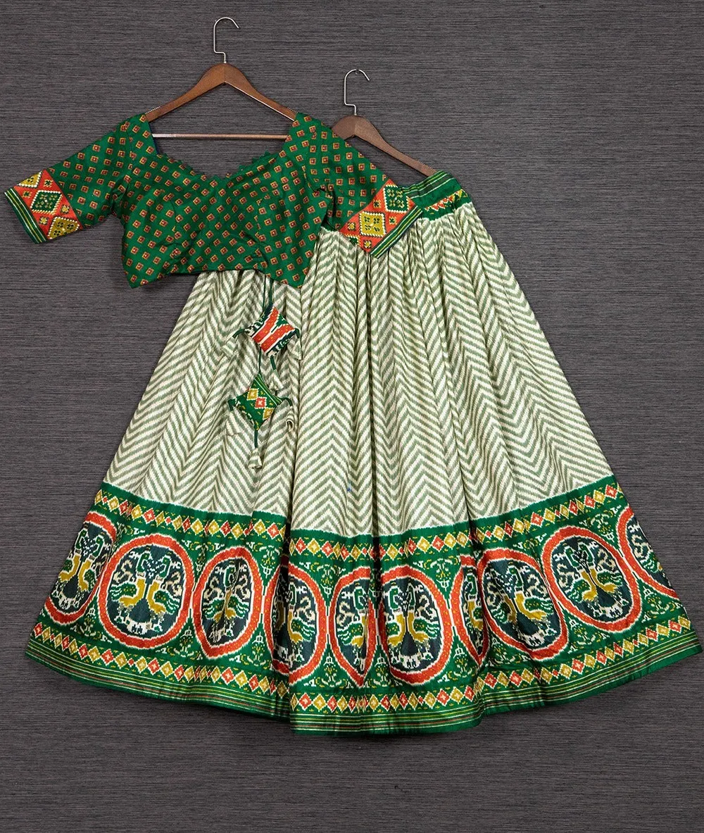 Navratri Dola Silk Lehenga
