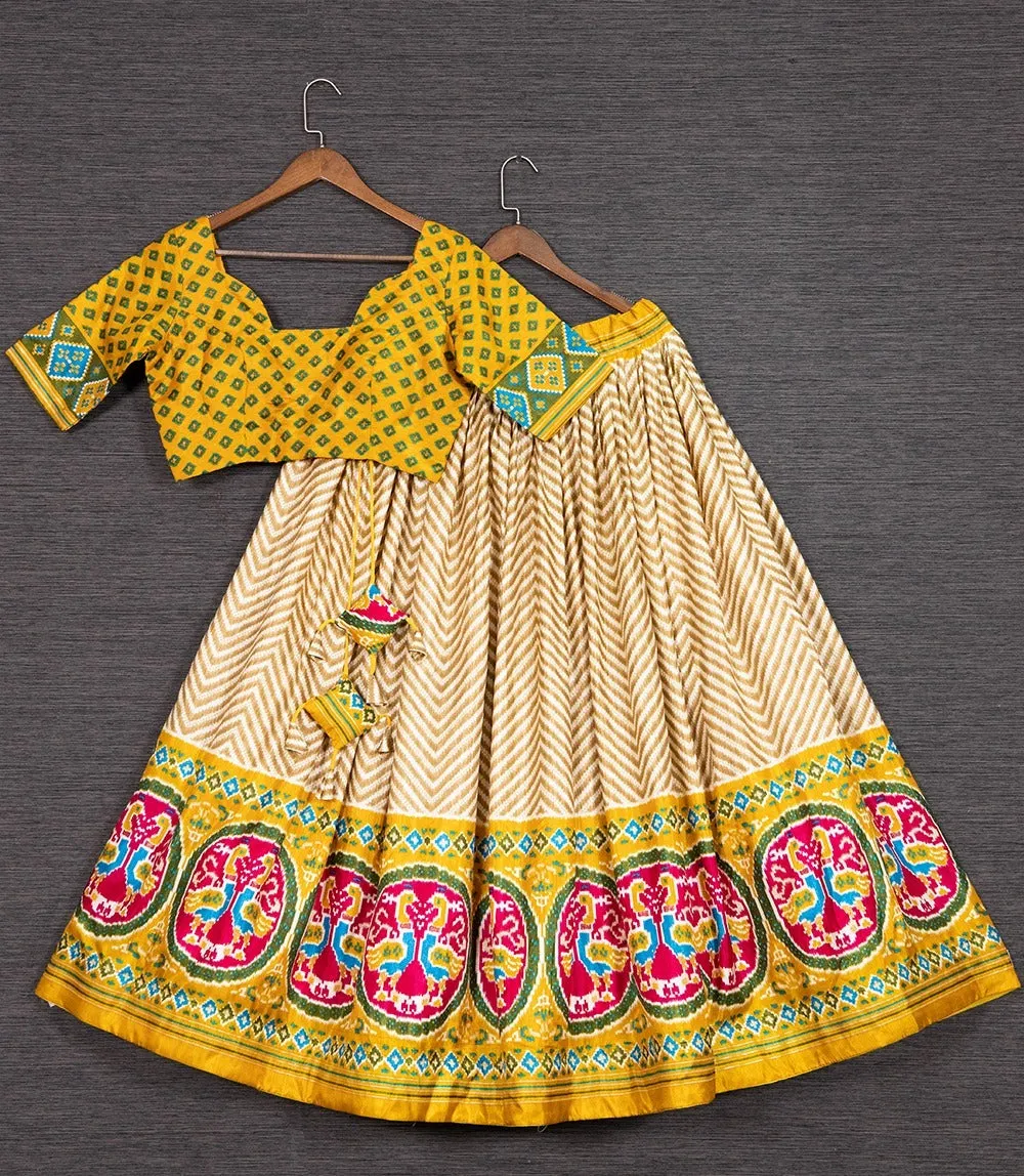 Navratri Dola Silk Lehenga